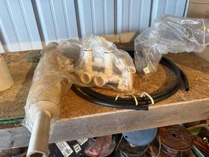 SHRINK WRAP, BLACK HOSE, WATER SOFTNER BYPASS