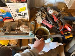 CORDED DRILL, HAND SAW, T-POST WIRE HANGER, SQUAKER AND MOR MISC