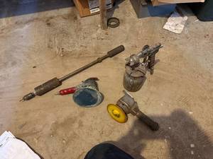 DUAL ACTION SANDERS, DENT PULLER. SPRAY GUN