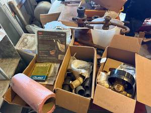 AMERICAN STANDARD FAUCET, BRASS FITTINGS, STENCIL KIT, SHOWER HEAD KIT