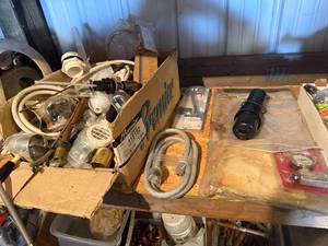 FAUCETS, FITTIGNS, TUBES, HOSES, REPAIR KITS, PRESSURE GAUGE.