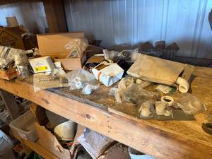 P TRAPS, FAUCET PARTS, TOILET PARTS, TUB SPOUT, POP UP DRIAN.