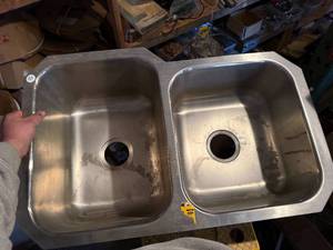 DOUBLE STAINLESS STEEL SINK