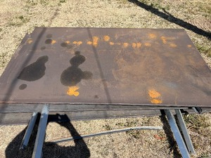 Unused Steel Plate 5x8 34 thick