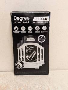 NEW DEGREE ULTRACLEAR  5-IN-1 PROTECTION 5 PACK DEODORANT