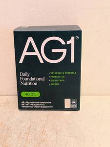 NEW AG1 DAILY FOUNDATIONAL NUTRITION 40CT