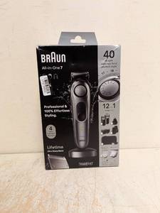 NEW BRAUN ALL-IN-ONE 7 TRIMMER KIT