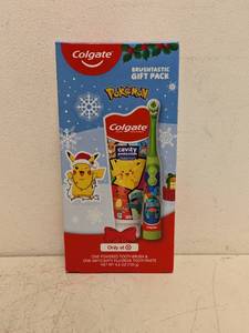 NEW COLGATE POKMON BRUSHTASTIC GIFT PACK