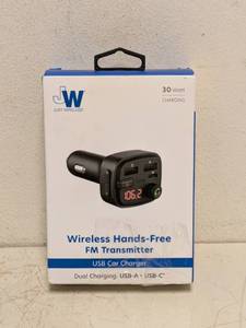 JW JUST WIRELESS WIRELESS HANDS-FREE FM TRANSMITTER