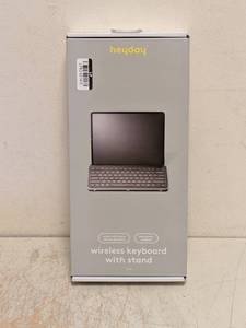 NEW HEYDAY WIRELESS KEYBOARD WITH STAND BLUETOOTH ENABLED
