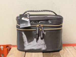 NEW SONIA KASHUK DOUBLE-ZIP TRAIN CASE