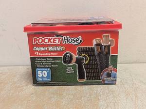 POCKET HOSE COPPER BULLET 50 FT WATER HOSE