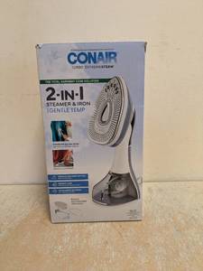 NEW CONAIR TURBO EXTREME STEAM 2-IN-1 STEAMER & IRON