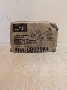 NEW CAP 10LBS ADJUSTABLE ANKLE WEIGHTS 2PK