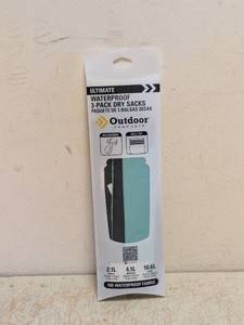 NEW OUTDOOR PRODUCTS ULTIMATE WATERPROOF 3-PACK DRY SACKS