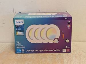 PHILIPS 56 RECESSED DOWNLIGHT 4 PACK