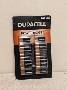 NEW DURACELL AA BATTERIES 40PK
