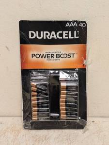 NEW DURACELL AAA BATTERIES 33PK