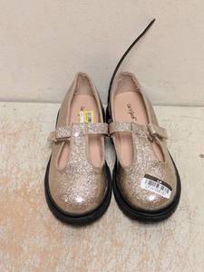 CAT & JACK TODDLER GIRLS SHOES SIZE 12 GOLD