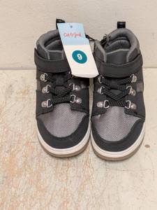 CAT & JACK TODDLER SHAY SNEAKERS SIZE 9 BLACK