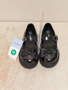 NEW CAT & JACK TODDLER DRESS SHOES SIZE 10 BLACK