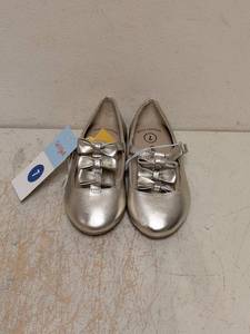 NEW CAT & JACK TODDLER SHOES SIZE 7 GOLD