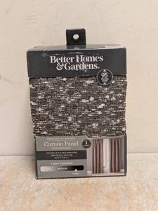 NEW BHG CURTAIN PANEL BROWN