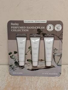 NEW HUXLEY PERFUMED HAND CREAM COLLECTION 3PK