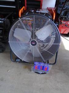 Floor model fan. 25�. As shown.