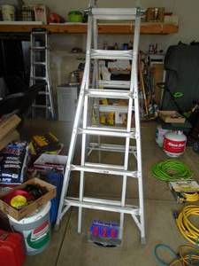 Keller folding ladder. 300lb. Model KMT26. As shown.