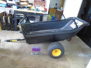 Polar HD1500 yard cart, dump & swivel. As shown.