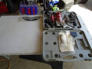 Tool Shop laminate trimmer. As shown.