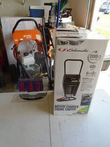 New Schumacher 200 amp battery charger. As shown.