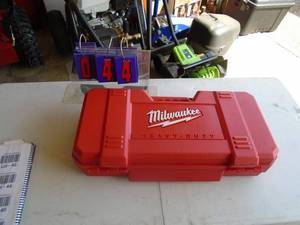 Milwaukee corded sawsall in case. As shown.