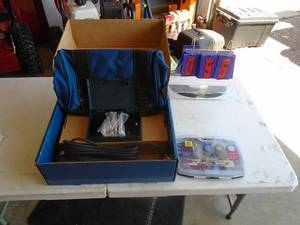 New in box Bosch oscillating tool with accessories. As shown.