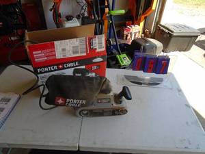 Used Porter Cable 3 x 21 belt sander. As shown.
