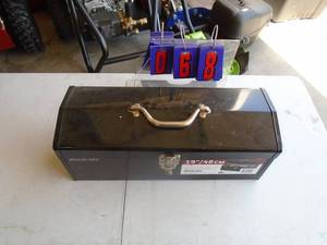 Tool box with assorted tools. As shown.