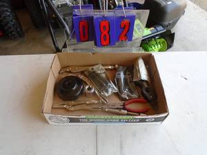 Flat of tools. As shown.