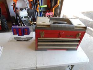 Tool box with contents. As shown.