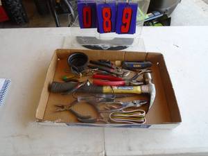 Flat of tools. As shown.