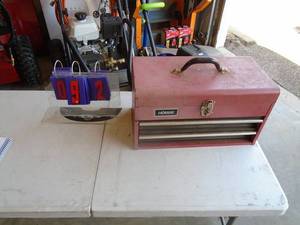 Tool box with contents. As shown.