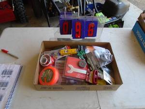 Flat of tools. As shown.