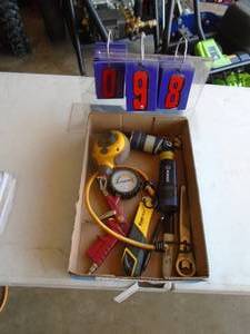 Flat of tools. As shown.
