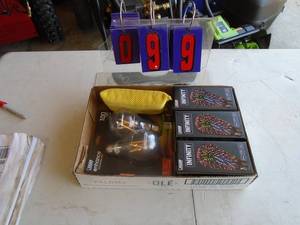 Flat of fancy bulbs. As shown.