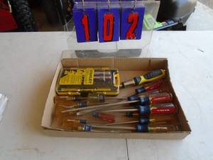 Flat of tools. As shown.