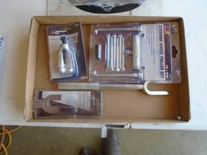 Flat of tools. As shown.