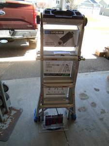 Safe reach 15 ladder. As shown.