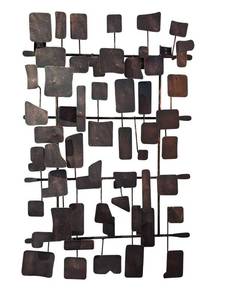 FD - Abstract Geometric Metal Wall Sculpture