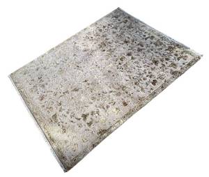 Area Rug 94 x 120 in - Persian Floral Pattern, Light Lavender Tones