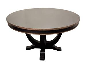 LL - Round Painted Wood Dining Table